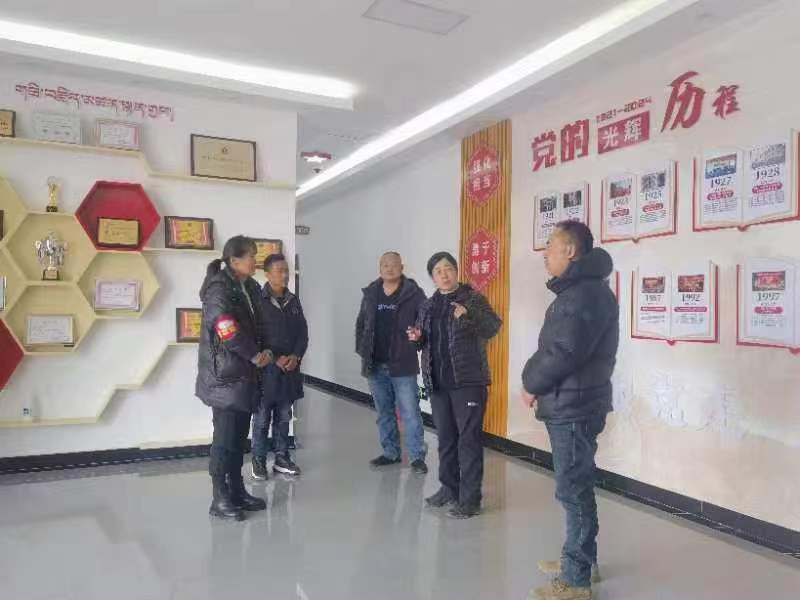 区局明珍副局长到034台检查指导工作